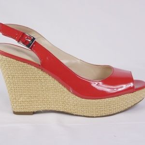 Franco Sarto Slingback Espadrille Wedges